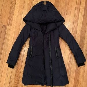 Mackage Navy Blue Coat Size XS